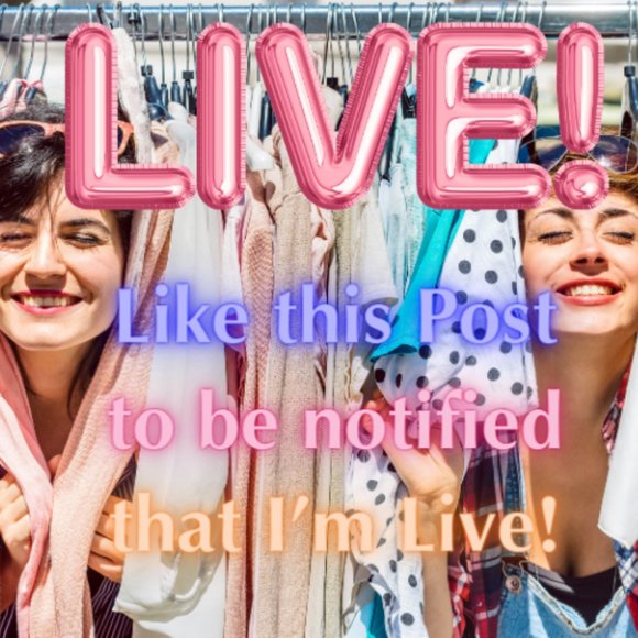 By hearting this post, you'll know when I'm Live! - Picture 1 of 1